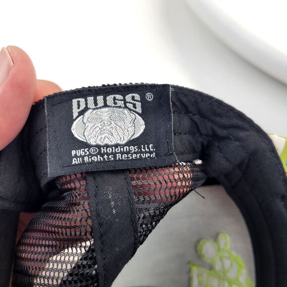 Pugs Old School Baseball Cap Hat Cassettes MIX Tape Flat Bill Meshback Snapback - Picture 10 of 10